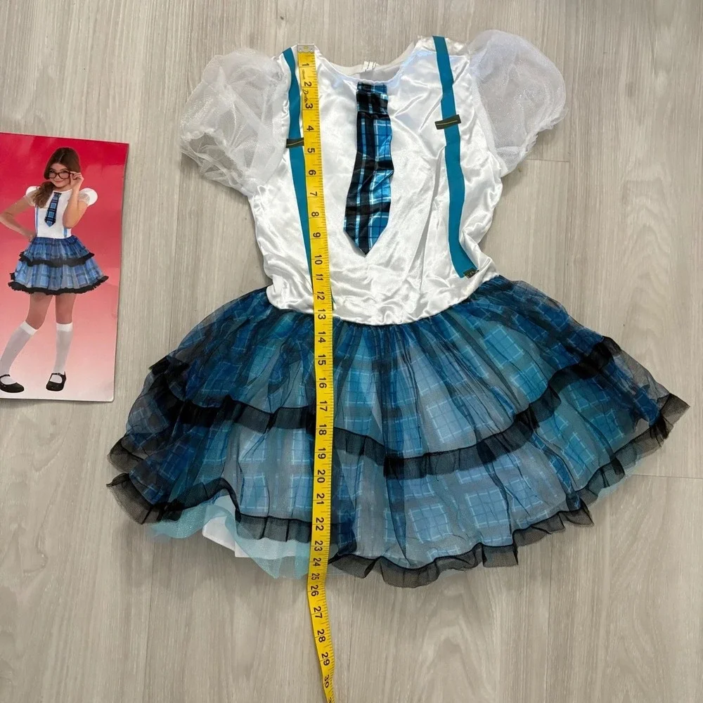Geek Chic Tutu Dress Child Costume Halloween Fits Most School Girl Size 10